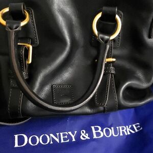 COPY - Dooney & Bourke Black Leather Satchel with Glossy Finish. Florentine Sat…